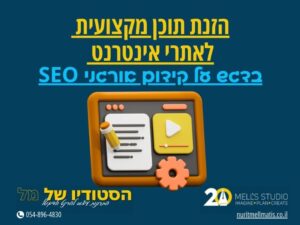 איור של לפטופ עם מסמכים ואייקון וידאו