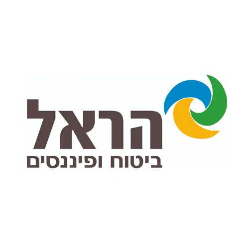 לוגו של הראל לוגו המורכב מסמל וכיתוב שמתלווה לסמל
