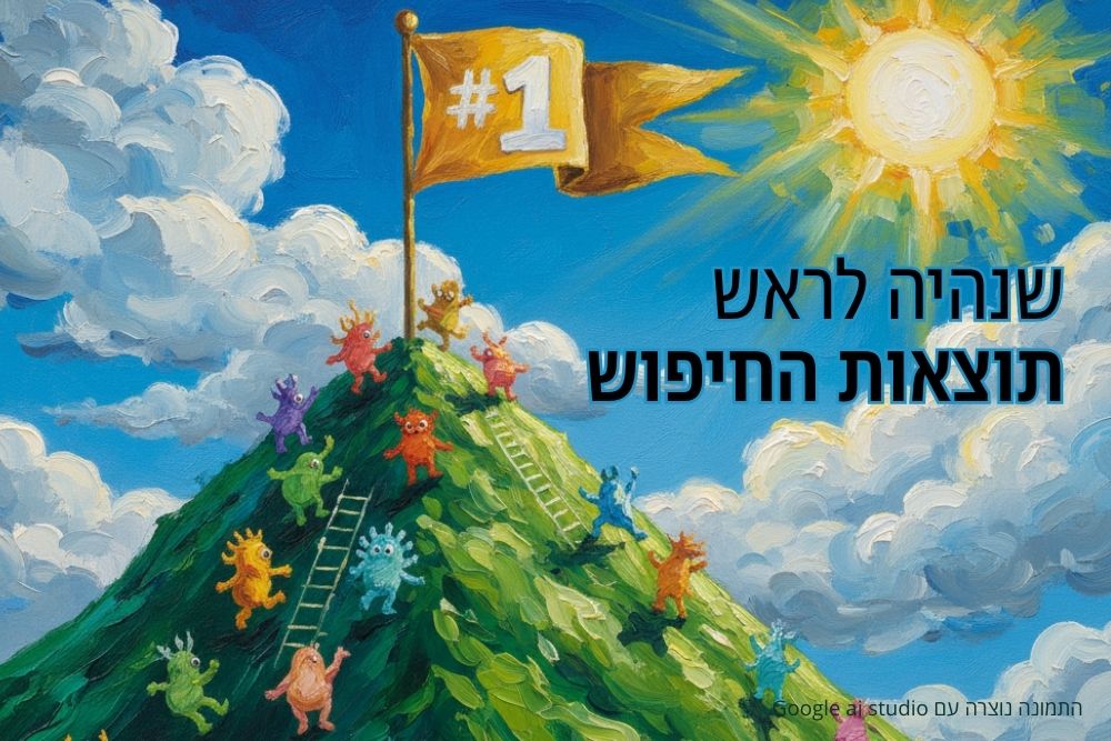 יצורים מטפסים על הר ההצלחות למקום ראשון בתוצאות החיפוש