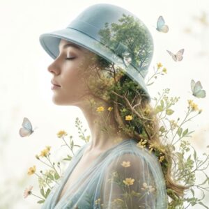 portrait of a serene young woman 1080