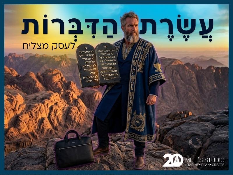 דמותו של משה רבנו על הר סיני ולוחות הברית