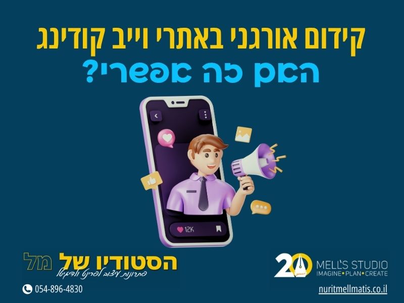 קידום אורגני באתרי וייב קודינג