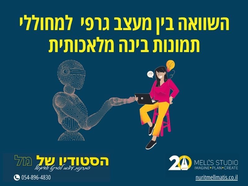 מעצב גרפי מול מחולל תמונות